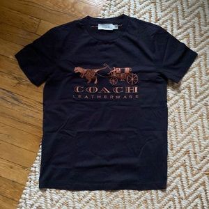 Coach 1941 Black Rexy & Carriage Graphic T-Shirt